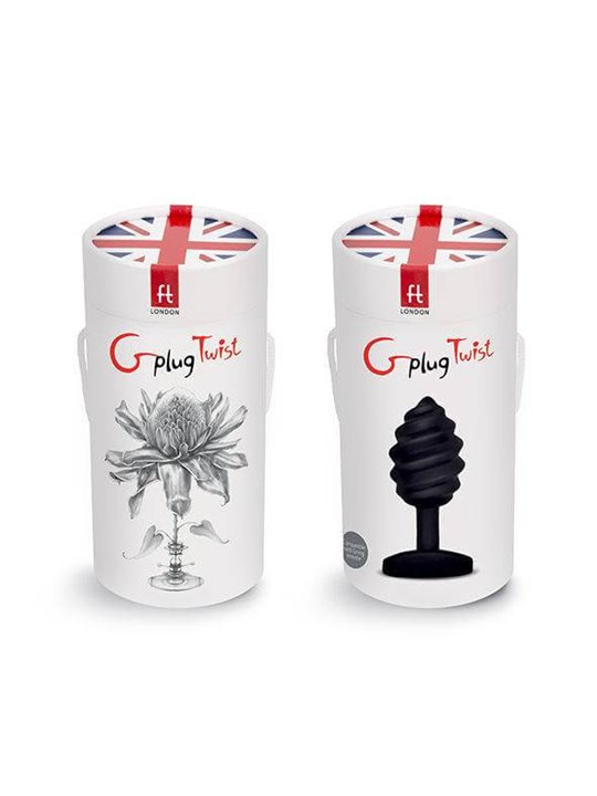 G-Vibe - Gplug Twist with Vibration Black