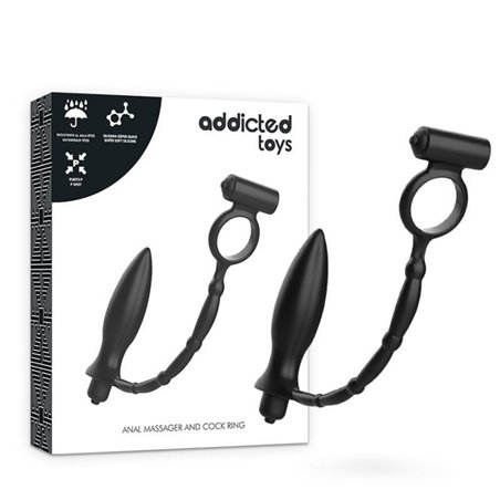 Addicted Toys - Plug Anale con Anello Fallico Vibrante