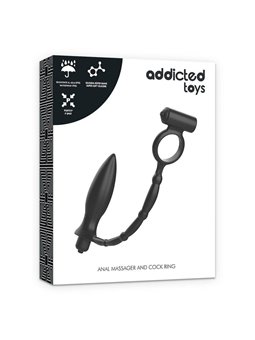 Addicted Toys - Plug Anale con Anello Fallico Vibrante