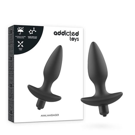 Addicted Toys - Plug Anale Massaggiatore con Vibrazione Nero