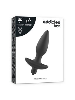 Addicted Toys - Massager Plug Anal with Vibration Black
