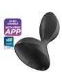Satisfyer Sweet Seal Vibrating Plug App - Black