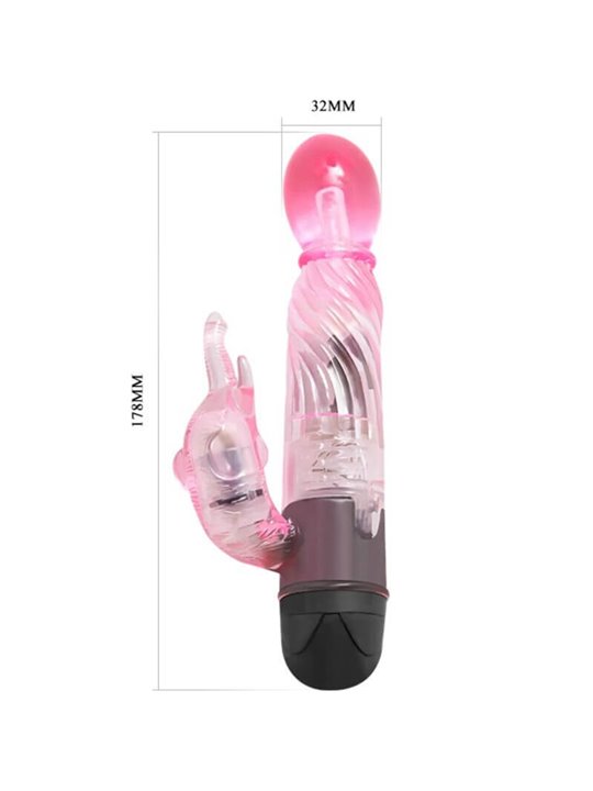 Baile - Give You a Kind Of Lover Vibrator with Pink Rabbit 10 Modes