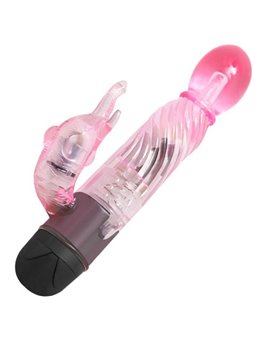 Baile - Give You a Kind Of Lover Vibrator with Pink Rabbit 10 Modes
