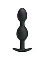 Pretty Love - Silicone Anal Balls 12.5 CM Black
