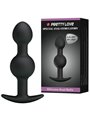 Pretty Love - Special Stimulation Silicone Anal Balls 10.3 CM Black