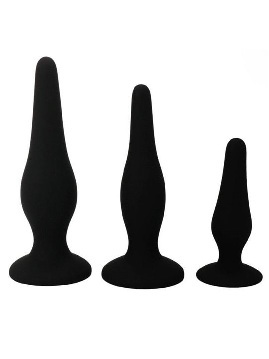 Pretty Bottom - Begginer'S Anal Kit Silicone Plugs