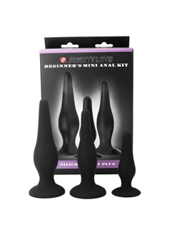 Pretty Bottom - Begginer'S Anal Kit Silicone Plugs