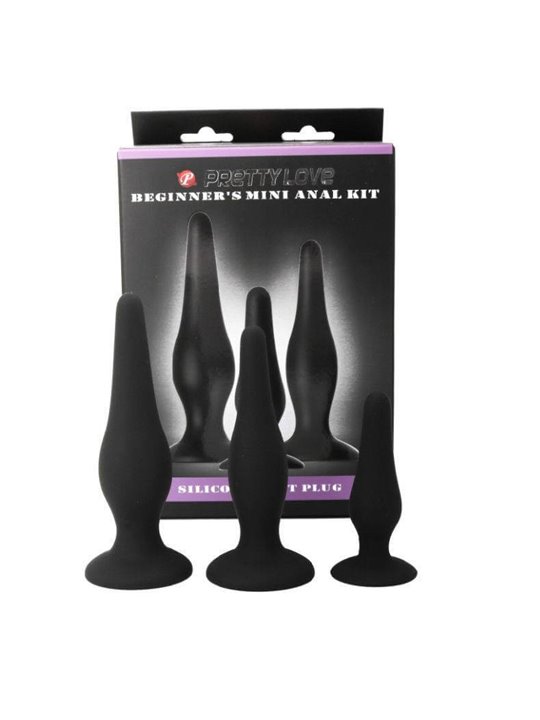 Pretty Bottom - Begginer'S Anal Kit Silicone Plugs