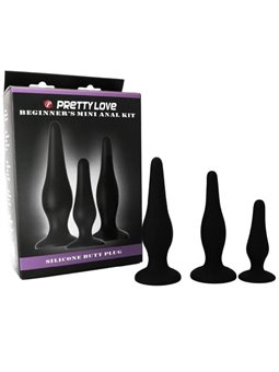 Pretty Bottom - Begginer'S Anal Kit Silicone Plugs