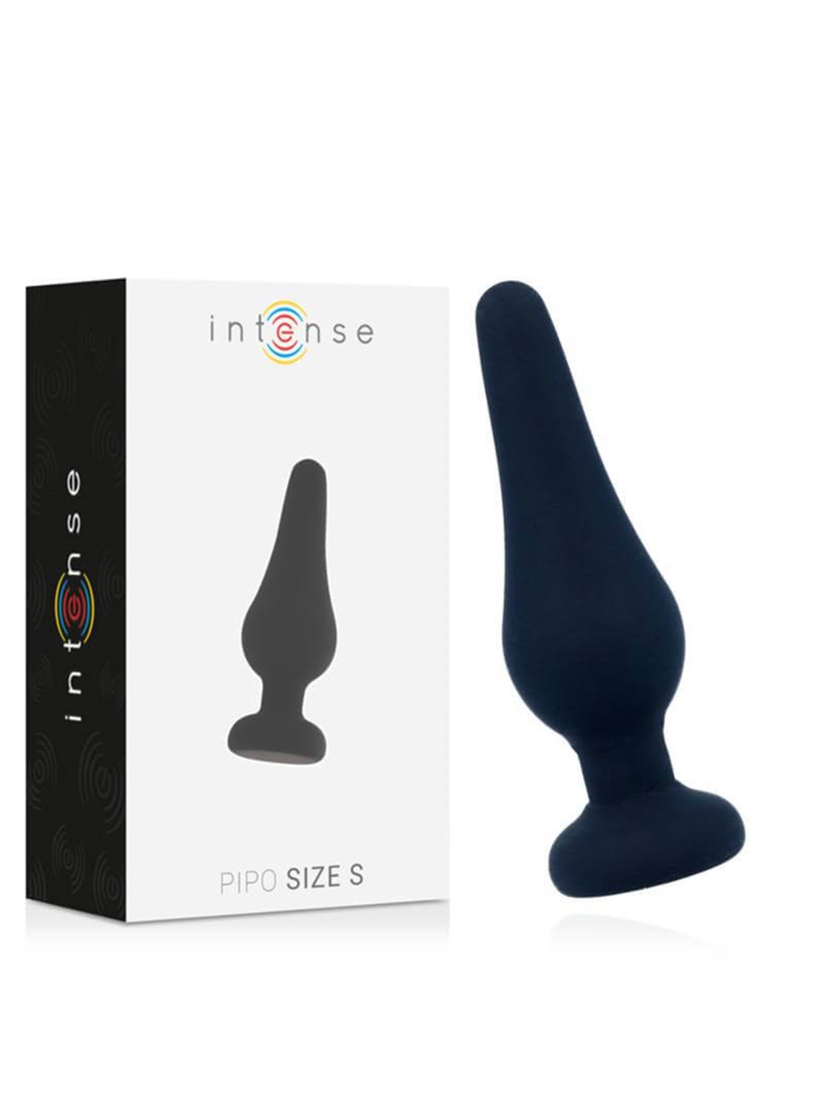 Intense - Anal Plug Pipo S Black Silicone 9.8 CM