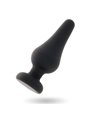Intense - Anal Plug Pipo M Black Silicone 11 CM