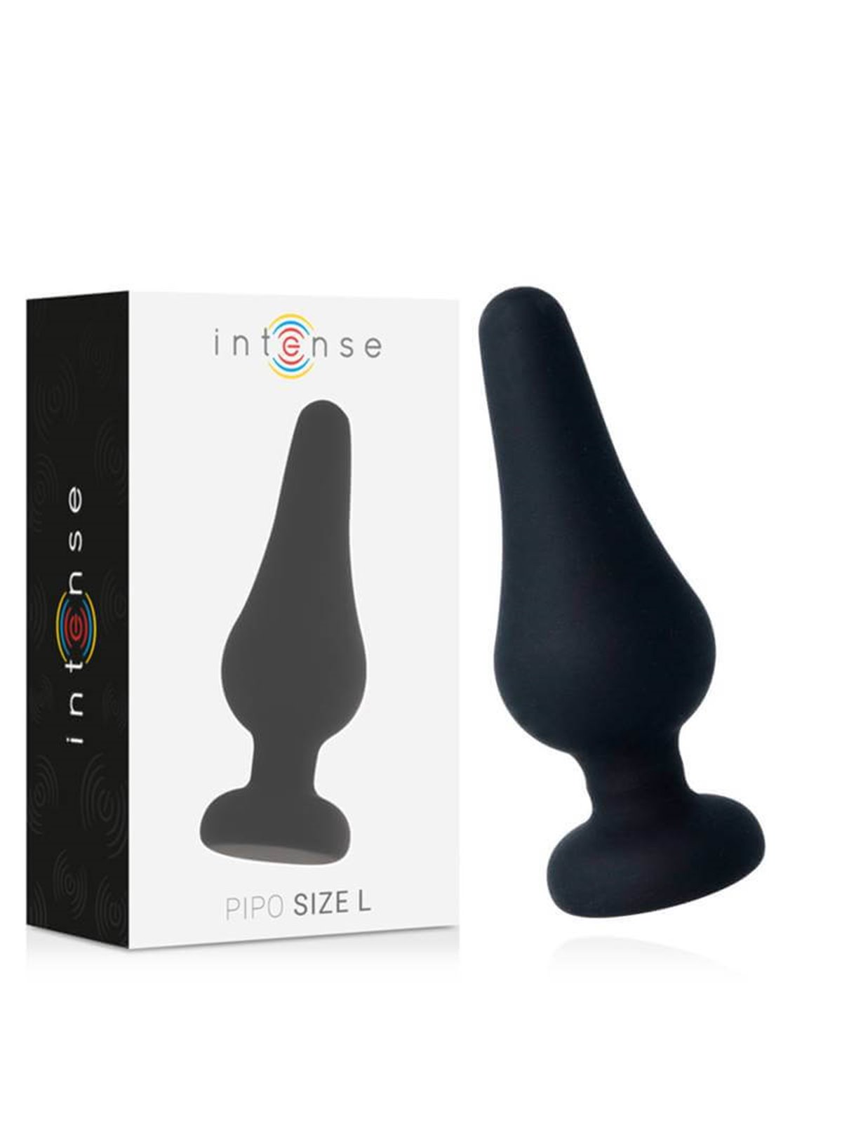 Intense Anal Plug Pipo L Silicone Black 13 CM