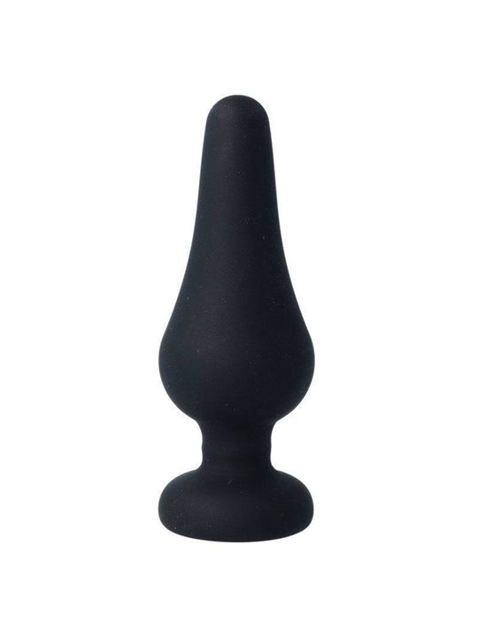 Intense - Anal Plug Pipo L Black Silicone 13 CM