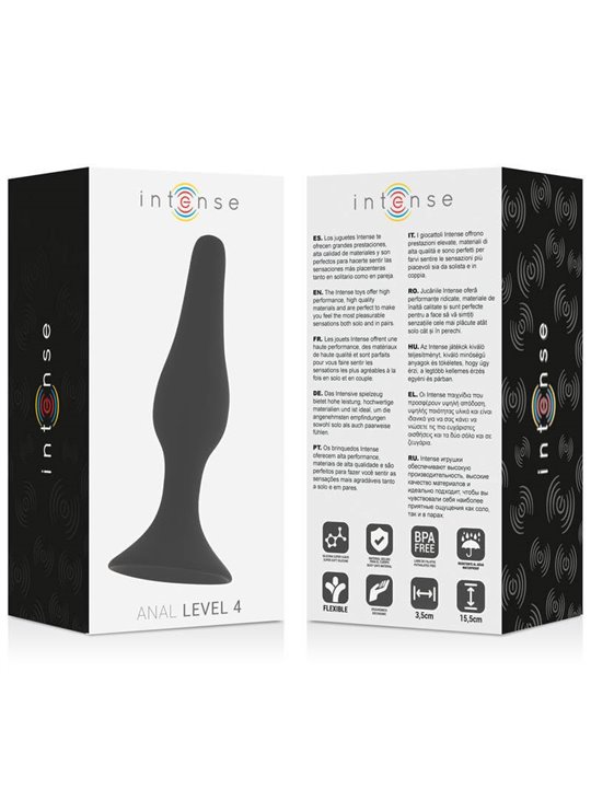 Intense - Anal Level 4 15.5CM Black