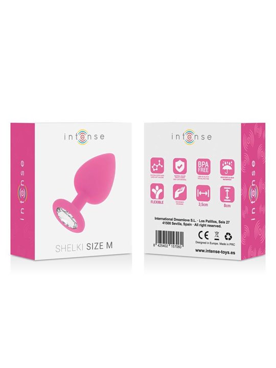 Intense Shelki M Plug Anal Hot Pink