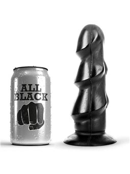 All Black - Dildo in PVC 17 CM