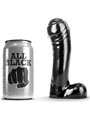 All Black - Dildo con Testicoli e Ventosa 15 CM