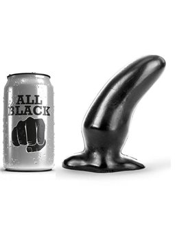 All Black - Plug Anale Curvo 13 CM