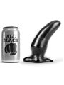 All Black - Plug Anale Curvo 13 CM