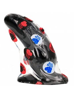 All Black - Plug Anale Curvo 13 CM