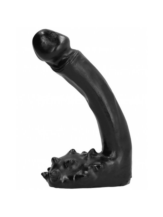 All Black - Pene Realistico con Testicoli e Ventosa 19 CM