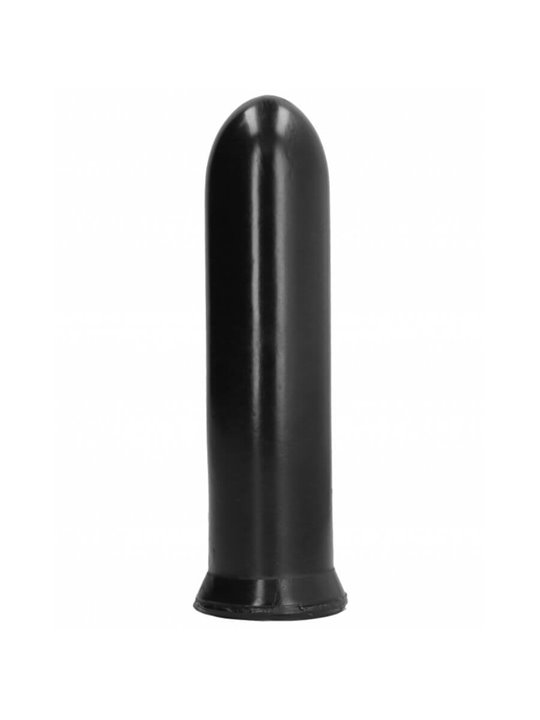 All Black - Dildo Anale Vaginale Nero in PVC 19 CM