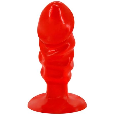 Baile Butt - Plug Anale Unisex con Ventosa Rosso