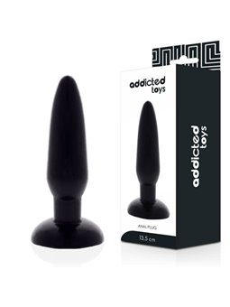 Addicted Toys - Plug Anale in Silicone Nero 13,5 CM