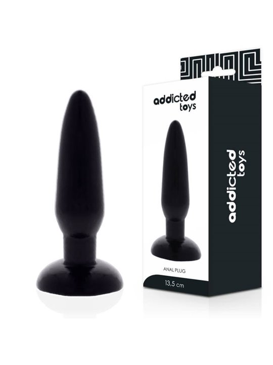 Addicted Toys - Plug Anale in Silicone Nero 13,5 CM