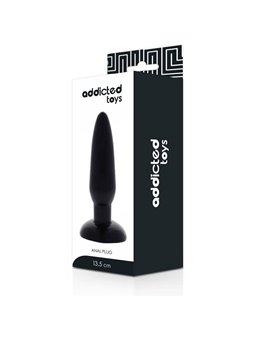 Addicted Toys - Plug Anale in Silicone Nero 13,5 CM