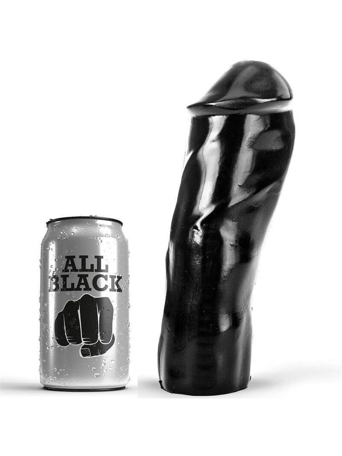 All Black - Dildo Realistic 20 CM