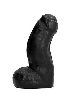 All Black - Pene Realistico con Testicoli e Ventosa 17 CM