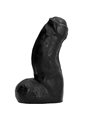 All Black - Pene Realistico con Testicoli e Ventosa 17 CM