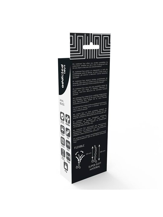 Addicted Toys - Palline Anali 22 CM Nero