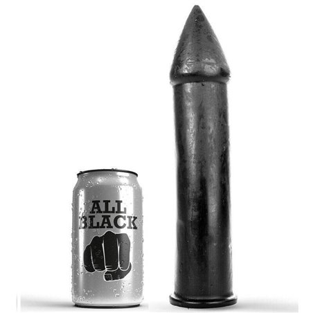 All Black - Dildo Anale Vaginale 24 CM
