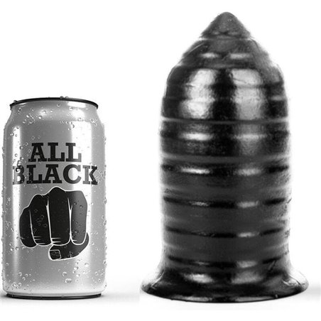 All Black - Plug Anale in Silicone 16 CM