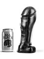All Black - Dildo in PVC a Punta Larga 22 CM