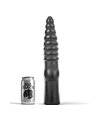All Black - Plug Anale con Struttura Scanalata 33 CM