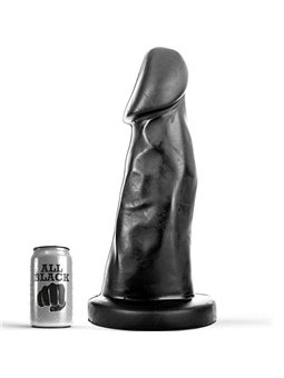 All Black - Pene Realistico con Ventosa 27 CM