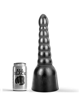 All Black - Dildo in PVC 34 CM
