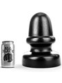 All Black - Plug Anale con Punta Tonda 23 CM