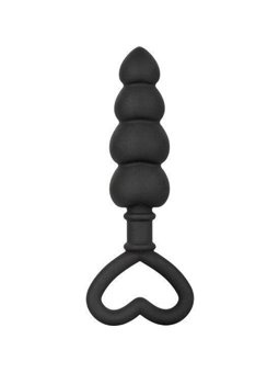 CalExotics Silicone Love Probe - Plug Anale Graduato con Manico a Cuore 11,5 CM