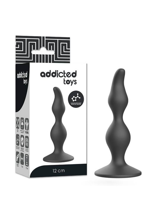 Addicted Toys - Anal Sexual Plug 12 CM Black
