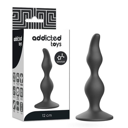 Addicted Toys - Anal Sexual Plug 12 CM Black