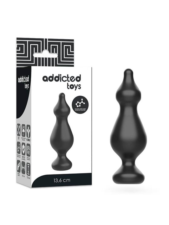 Addicted Toys - Plug Anale 13,6 CM Nero