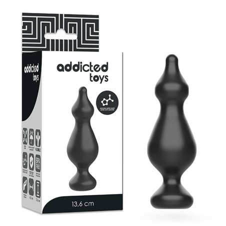 Addicted Toys - Plug Anale 13,6 CM Nero