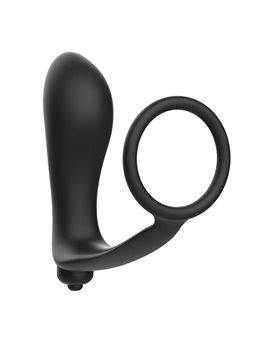 Addicted Toys - Plug Anale Vibrante con Anello Fallico 10,6 CM