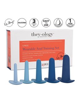 CalExotics Wearable Anal Training - Set Dilatatori Anali Indossabili - 5 Pezzi