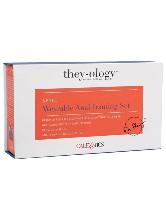 CalExotics Wearable Anal Training - Set Dilatatori Anali Indossabili - 5 Pezzi